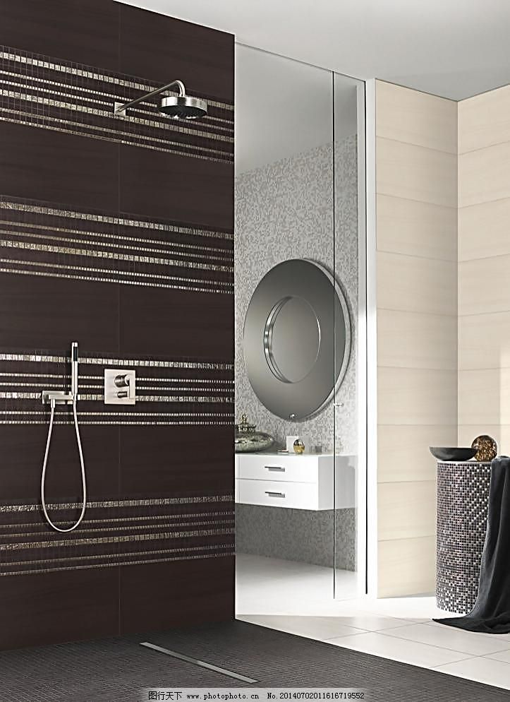 浴室卫生间瓷砖铺贴样板间铺砖_室内装饰_装