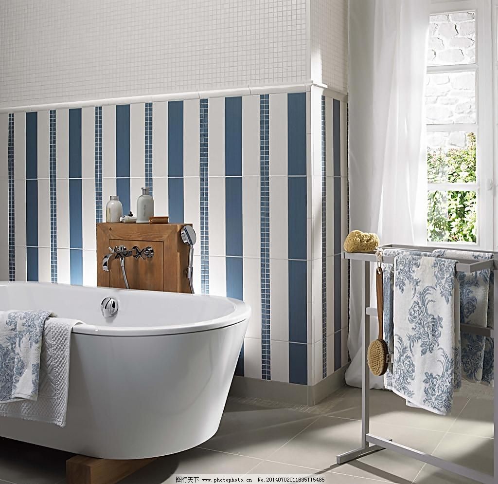 浴室卫生间瓷砖铺贴样板间铺砖_室内装饰_装