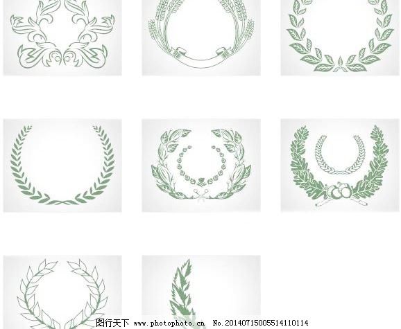 水稻穗的矢量_其他_矢量图_图行天下图库