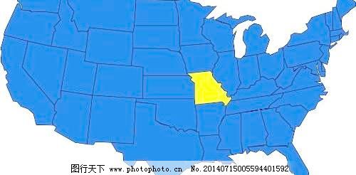 美国各州地图,美国各州地图免费下载 商业矢量