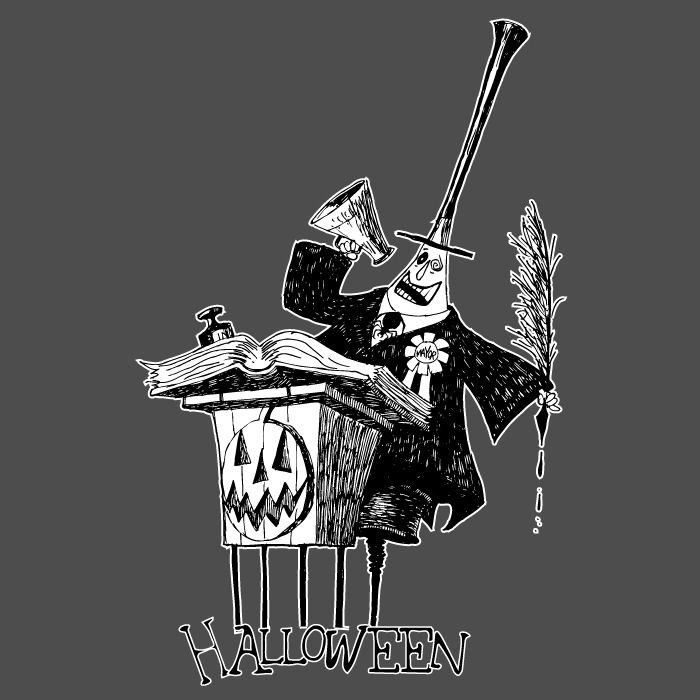 印花矢量图 万圣节 动画 圣诞节惊魂夜 僵尸 免