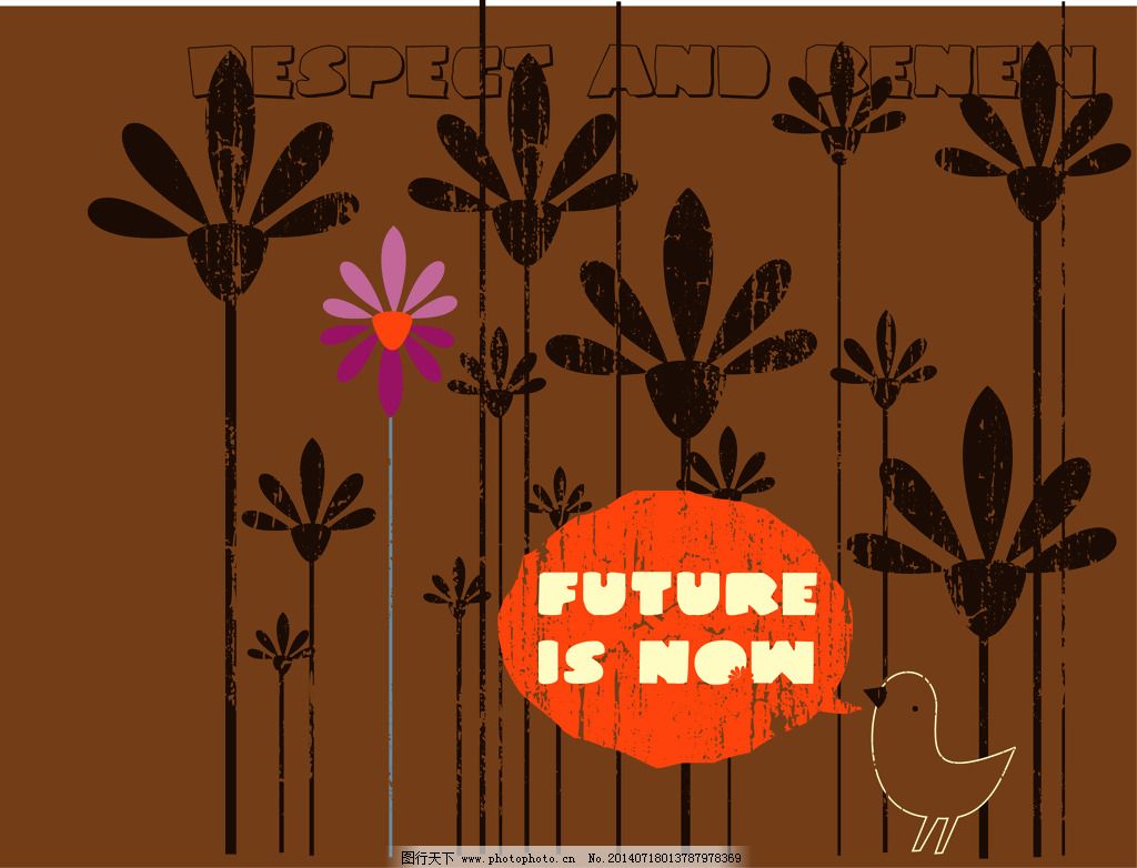 印花矢量图 动物 鸡 文字 英文 免费素材图片