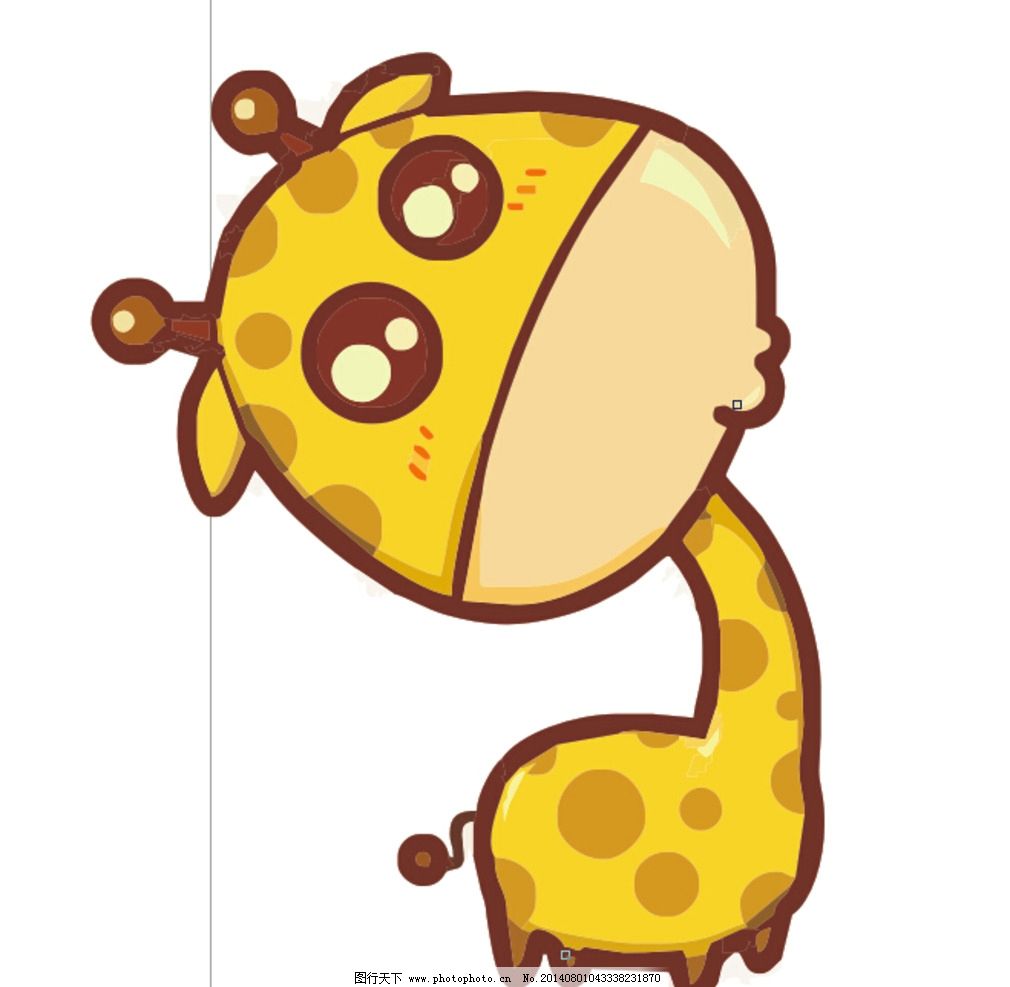 可爱长颈鹿图片_PPT图库_PPT_图行天下图表怎么在图片上emoji图片表情图片