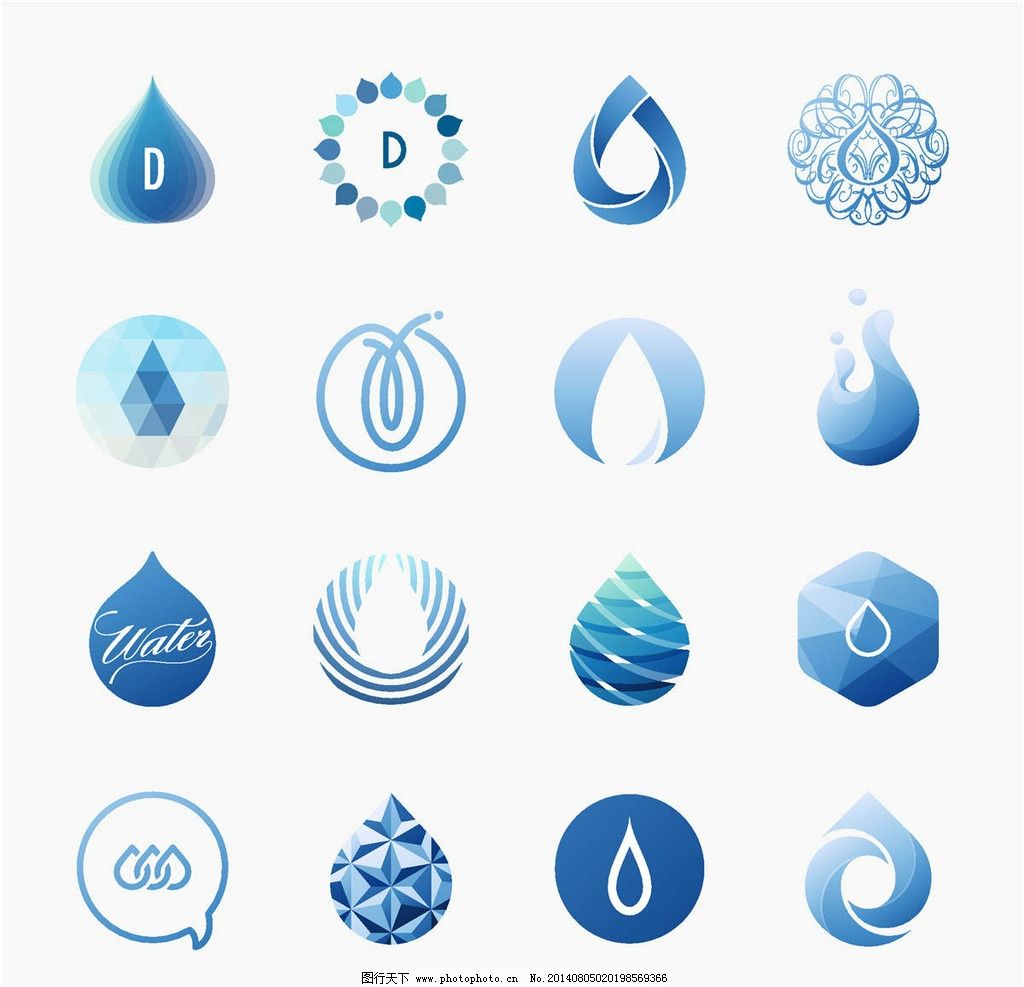 水资源 水图标图片