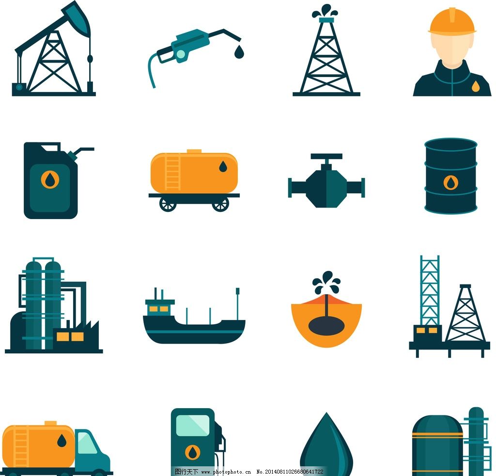 石油工业 工业图标 工业设计 工业生产 能源 工业标志 工业logo 图标