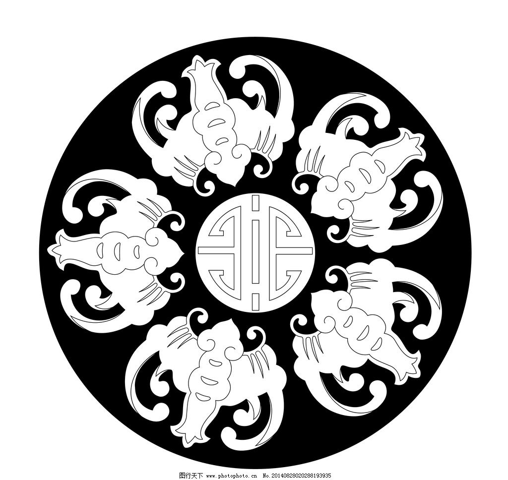 动物花纹 蝙蝠素材 古典花纹 模板 花边花纹 底纹边框 设计 蝙蝠纹 传统文化 吉祥动物 吉祥文化 吉祥图像 文化艺术 蝙蝠团纹 蝙蝠福 五福团纹 文化艺术动物 蝙蝠 素材 背景底纹 300DPI TIF
