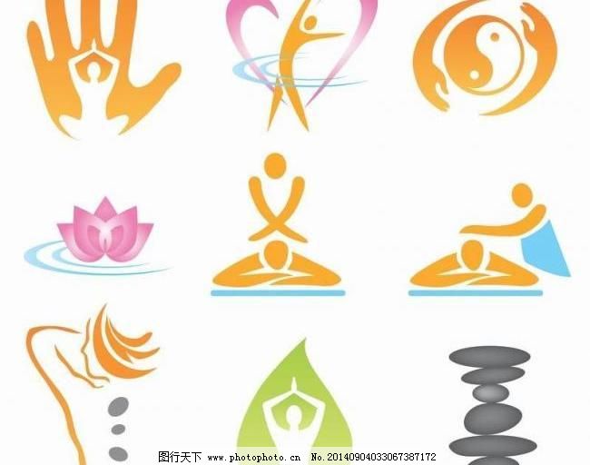 瑜伽logo图片-图行天下图库