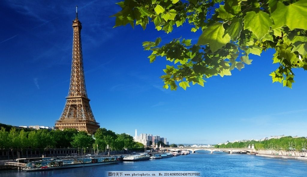 巴黎图片,铁塔 塞纳河 人文景观 旅游 城市美景