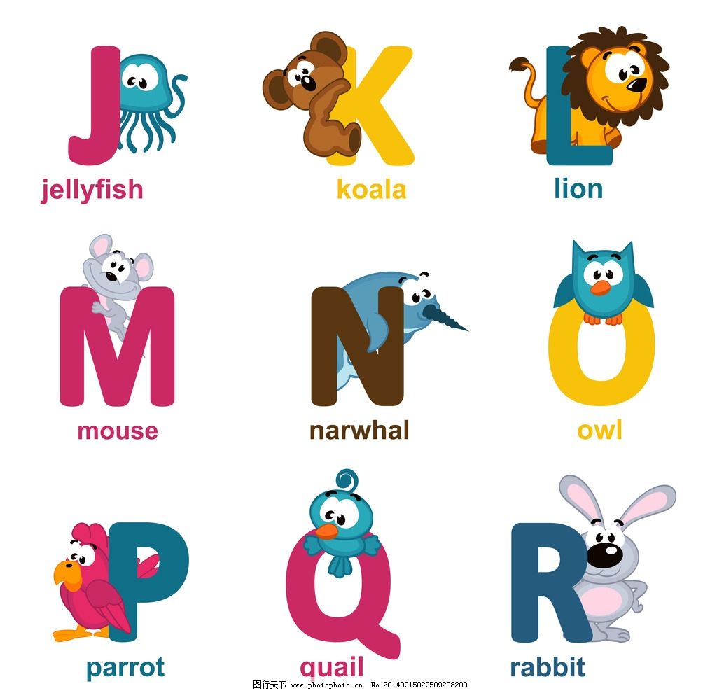 字母表_动物世界