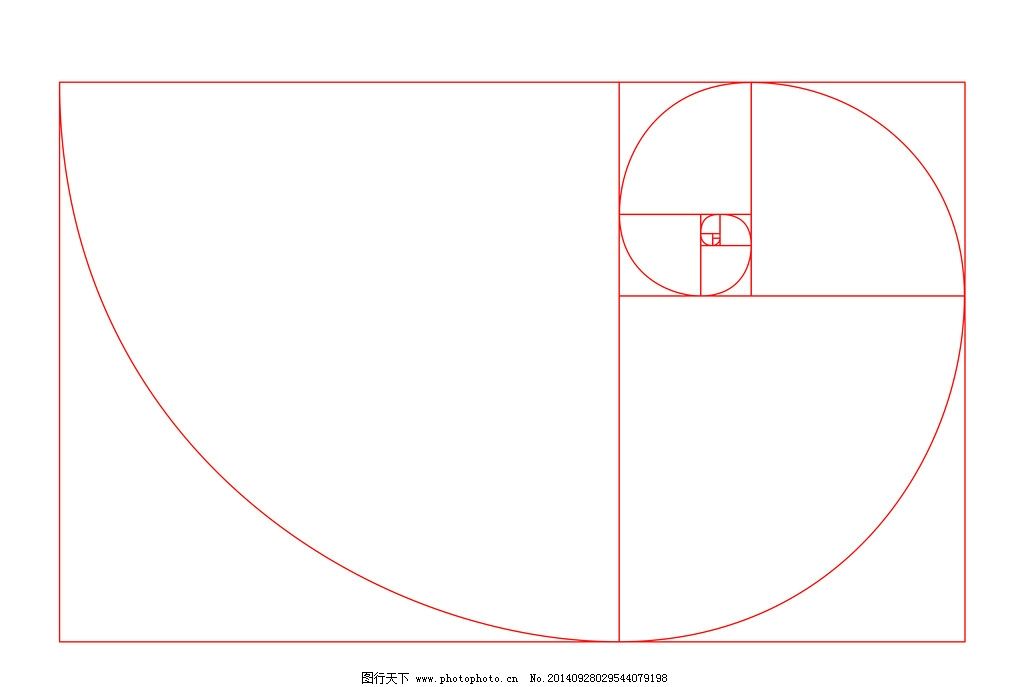 裴波那契曲线图片