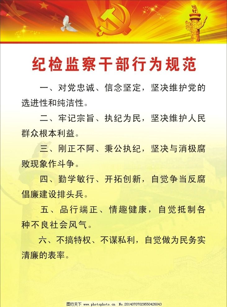 纪检监察主管岗位职责规范