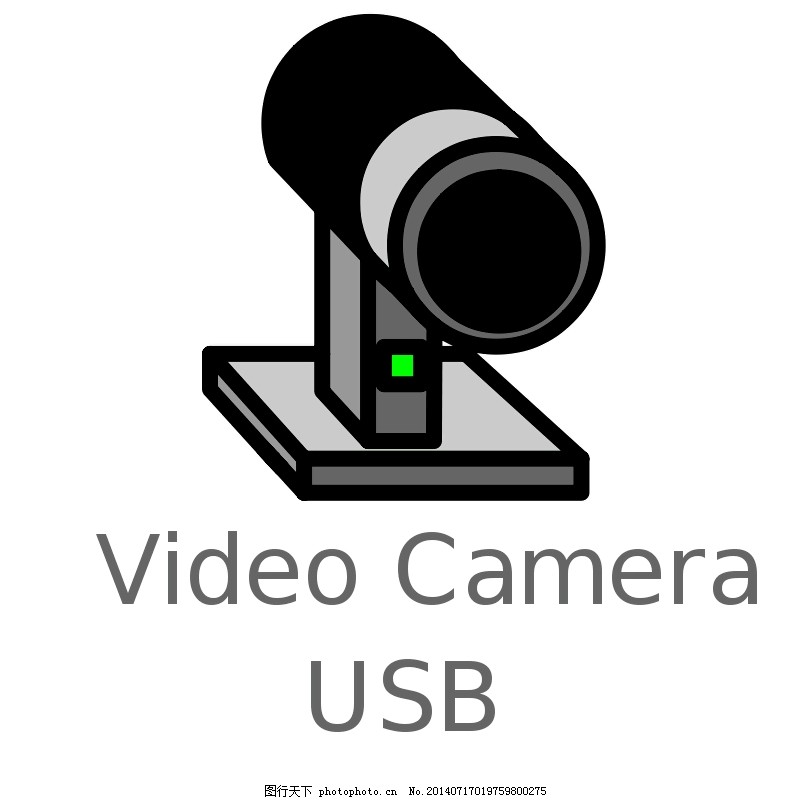 相机的USB标记图片_图标元素_设计元素-图行天下素材网