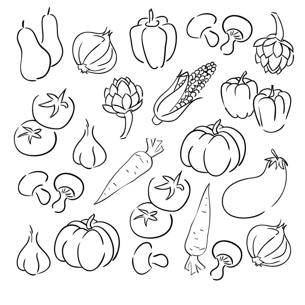 蔬菜简笔画怎么画？