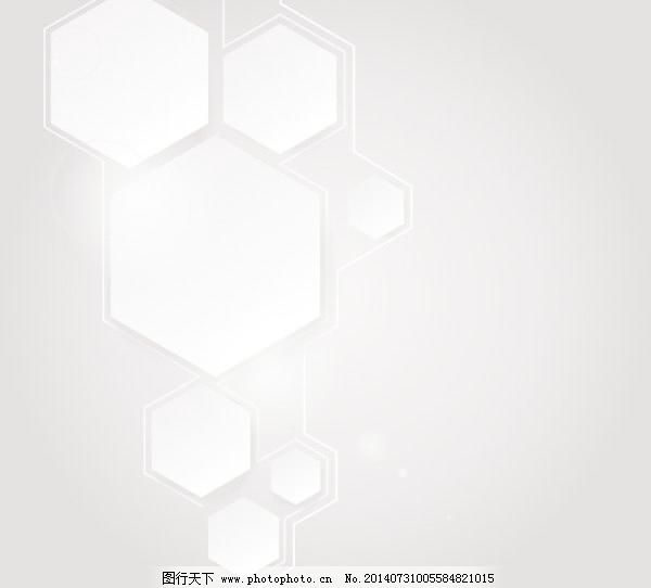 动态的六边形背景矢量素材图片 广告背景 底纹边框 图行天下素材网