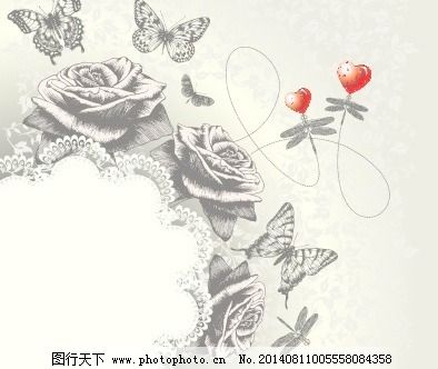 手绘版画图案矢量素材4图片 网页界面模板 界面设计 图行天下素材网