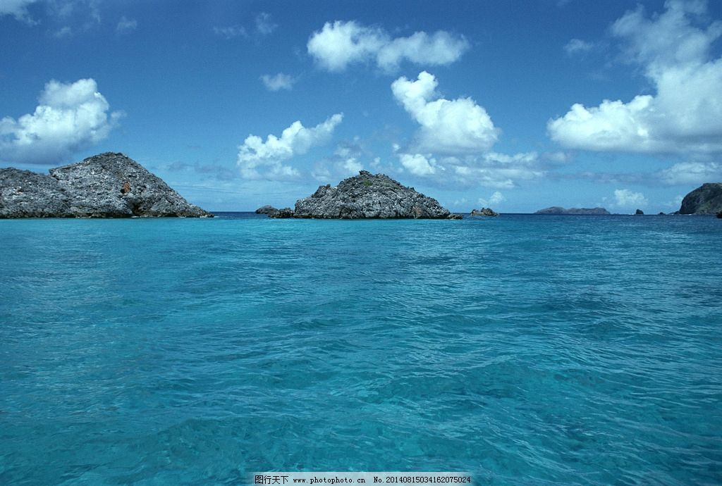 海洋,海水,山,海岛,蓝天,白云,自然风景,旅游摄影,摄影,72DPI,JPG